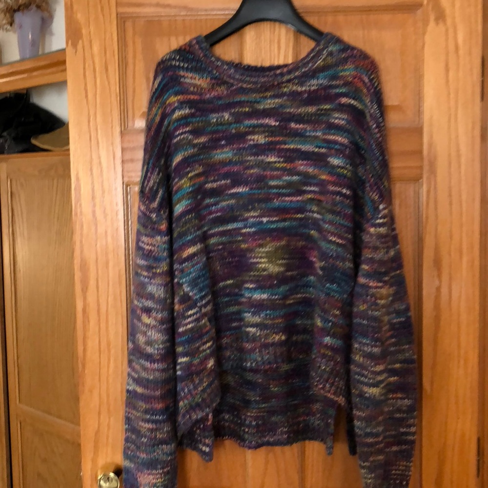Multi colored sweater